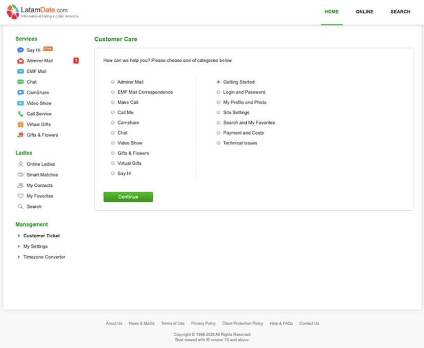 colombialady-customer-support